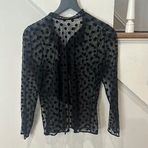 Sezane see-through top